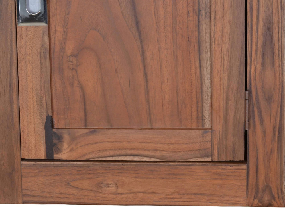 Hängeschrank Bhatang Modern Teak Braun