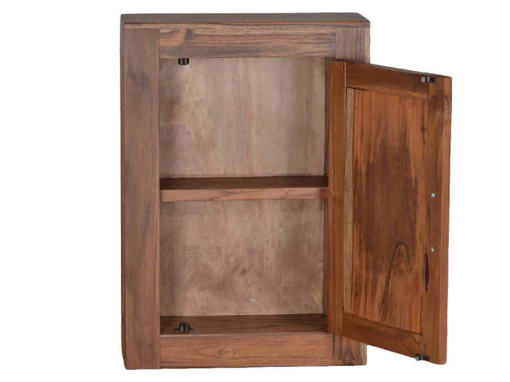 Hängeschrank Bhatang Modern Teak Braun