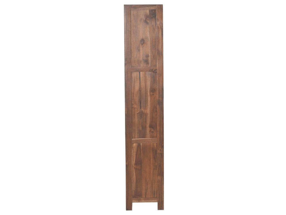 Hochschrank Bhatang Modern Massivholz Teak Braun