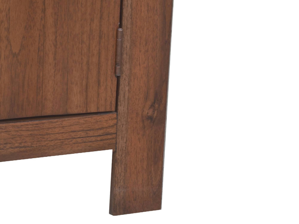 Hochschrank Bhatang Modern Teak Braun