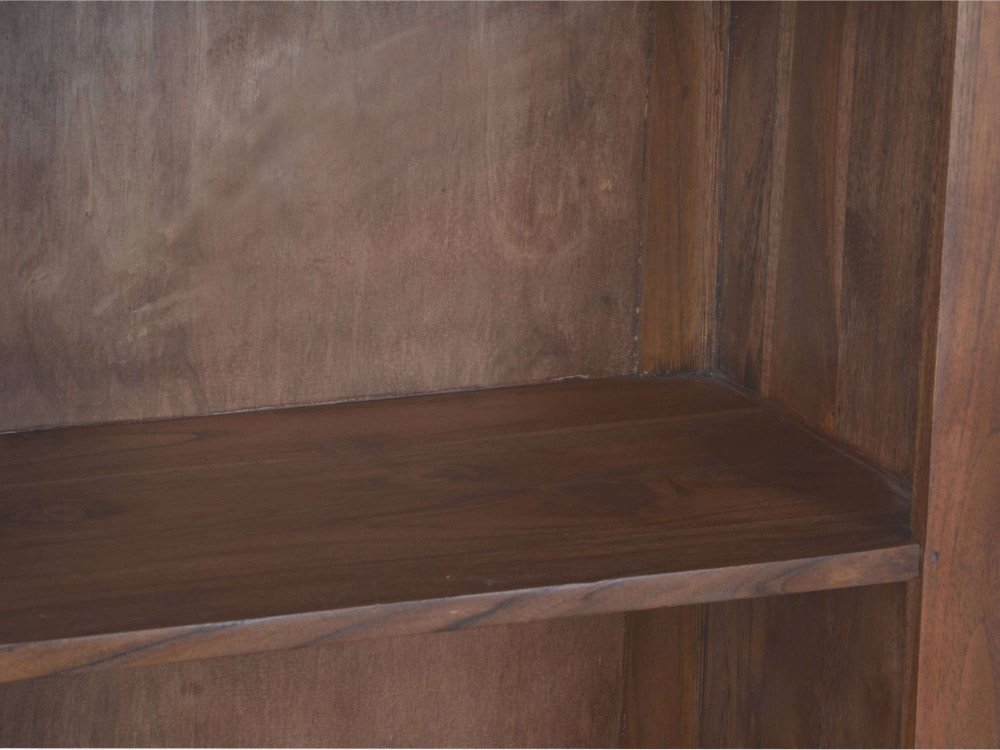 Hochschrank Bhatang Modern Teak Braun