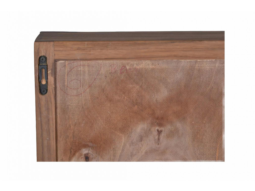 Spiegelschrank Bhatang Modern Teak Braun