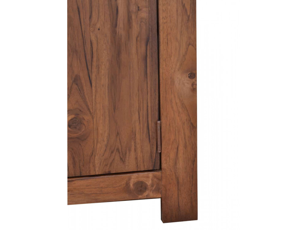 Waschbeckenunterschrank Bhatang Modern Teak Braun