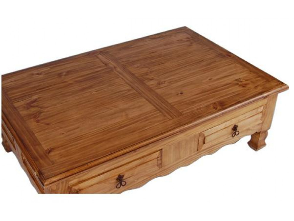 Couchtisch Mexico Möbel Landhaus Pinie Honig