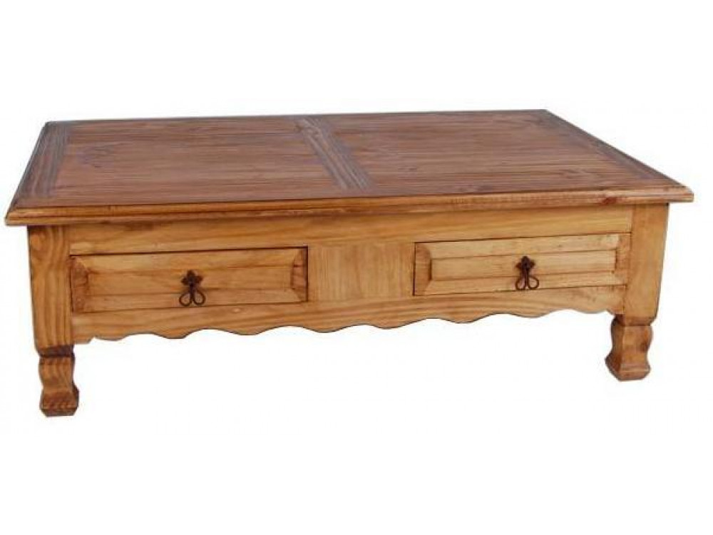 Couchtisch Mexico Möbel Landhaus Pinie Honig