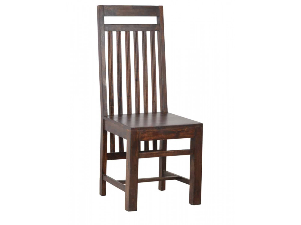 Esszimmerstuhl Colombo Kolonialstil Massivholz Akazie Walnuss