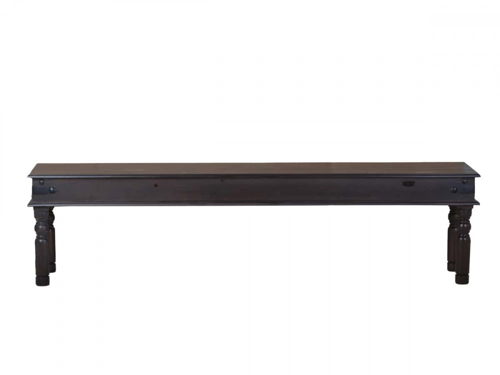 Bank Colombo Kolonialstil Pinie Walnuss