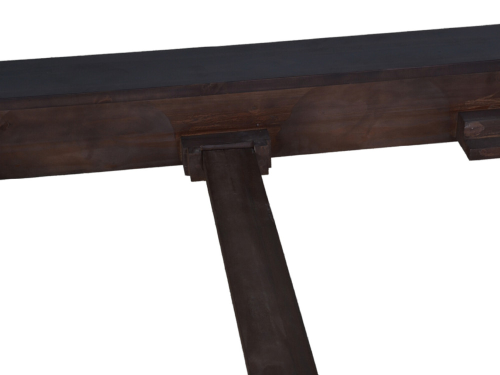 Bett Colombo Kolonialstil Massivholz Pinie Walnuss