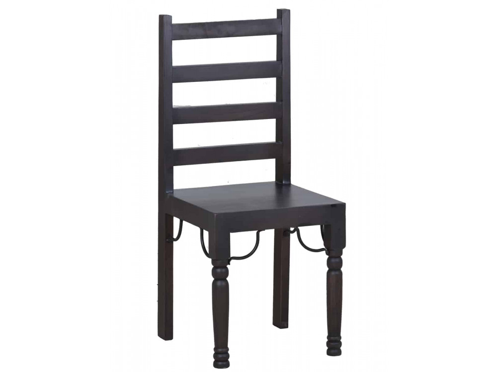 Esszimmerstuhl Colombo Kolonialstil Pinie Walnuss