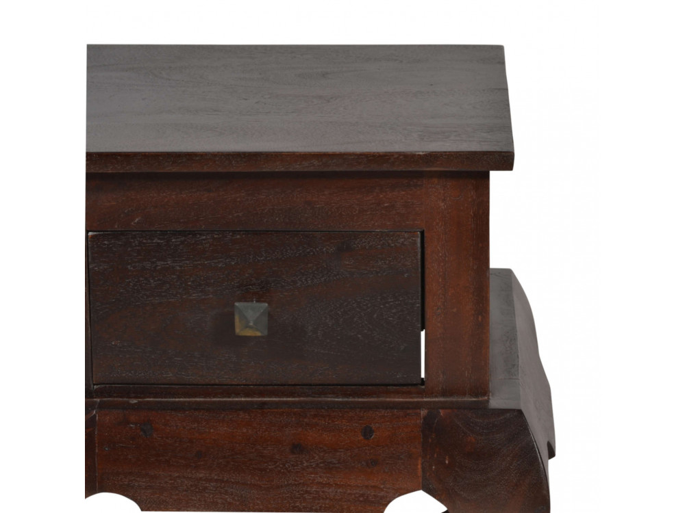 Nachttisch Colombo Kolonialstil Akazie Walnuss