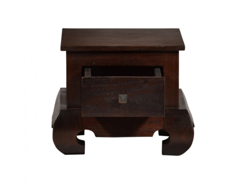 Nachttisch Colombo Kolonialstil Akazie Walnuss