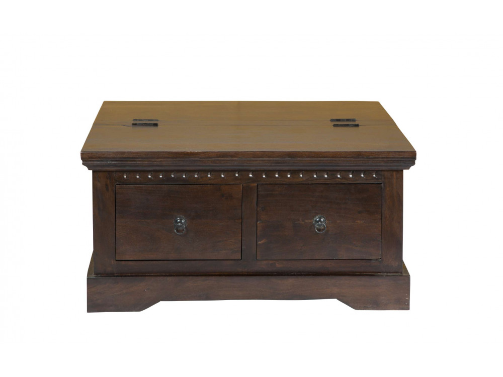 Truhentisch Colombo Kolonialstil Akazie Walnuss