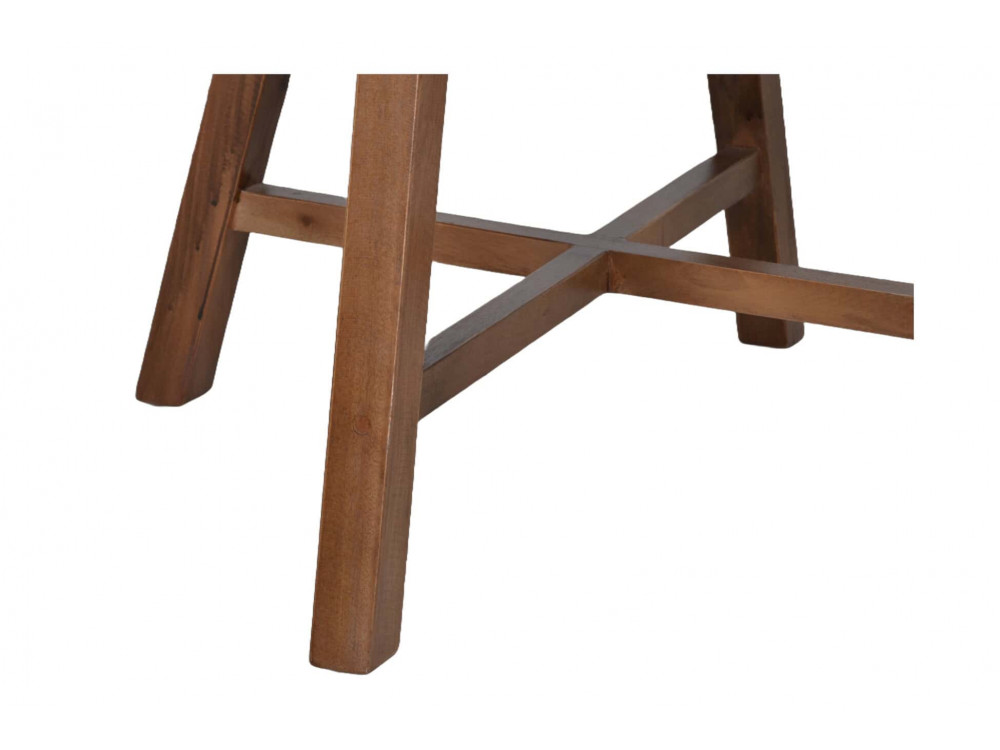 Armlehnstuhl  Modern Mango Kubu-grau