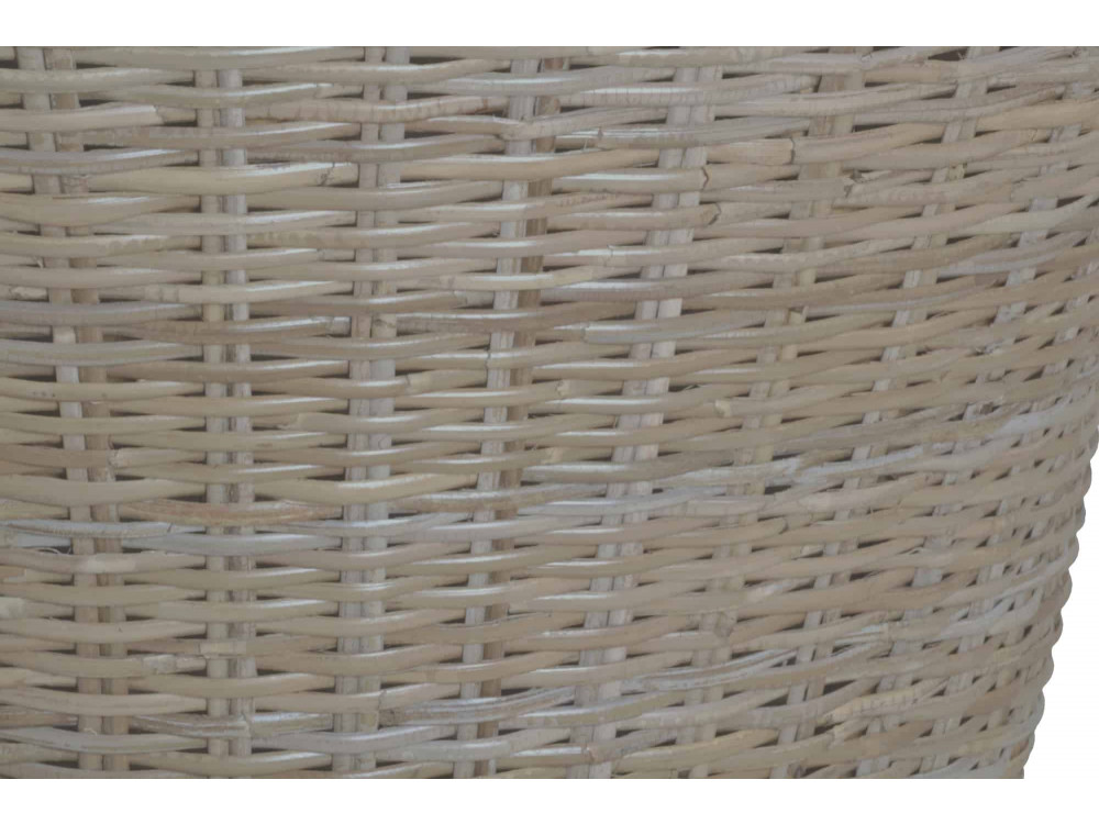 Armlehnstuhl  Modern Mango Kubu-grau