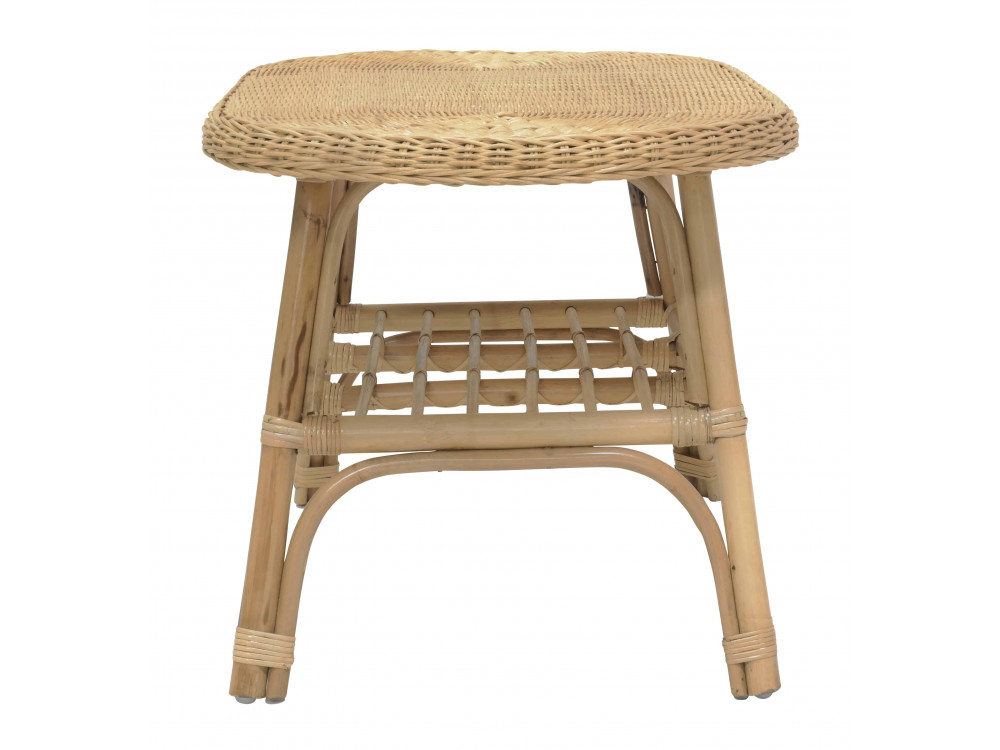 Couchtisch Rattan Modern Honig