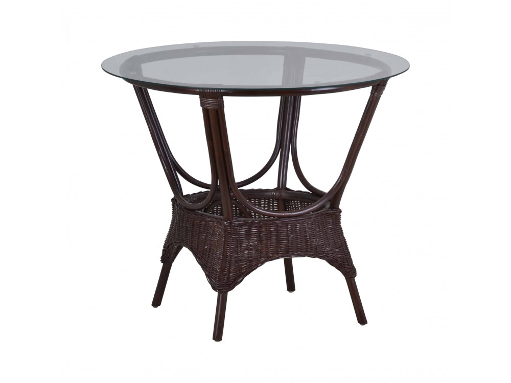 Rattan Tisch Wanuta Braun 80170 Miamobel