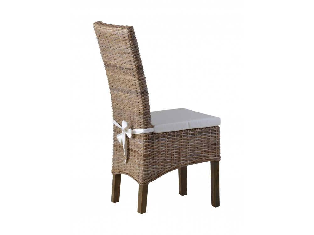 Esszimmerstuhl  Modern Rattan natur