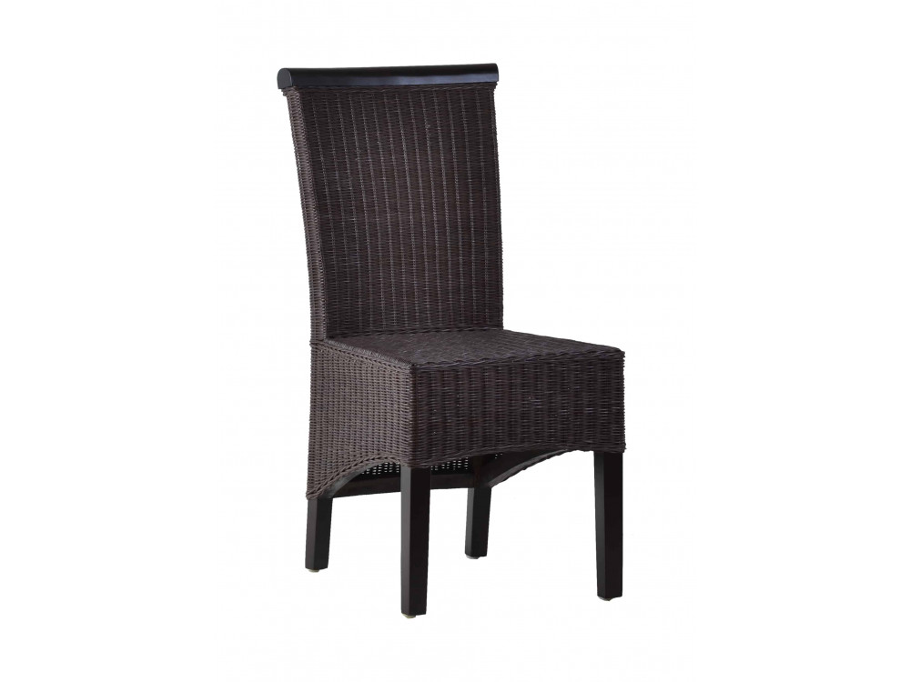 Esszimmerstuhl Rattan Modern Mango Braun