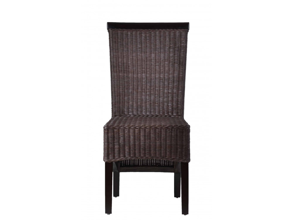 Esszimmerstuhl Rattan Modern Mango Braun