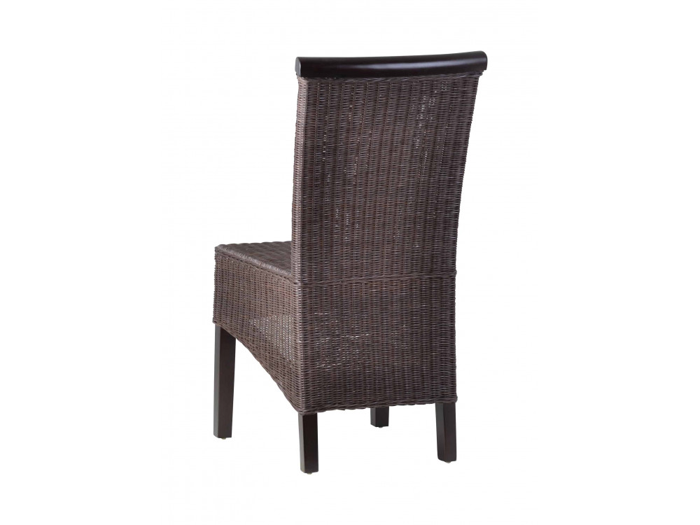 Esszimmerstuhl Rattan Modern Mango Braun