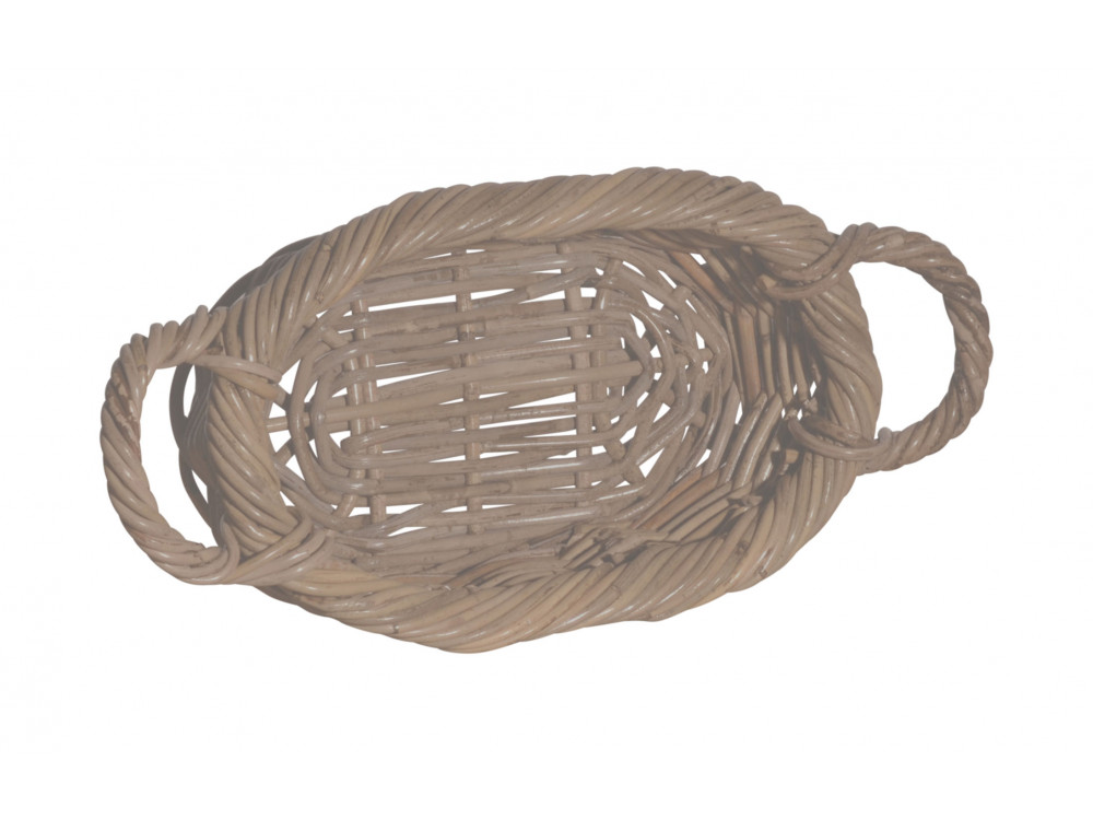 Korb  Landhaus Grau