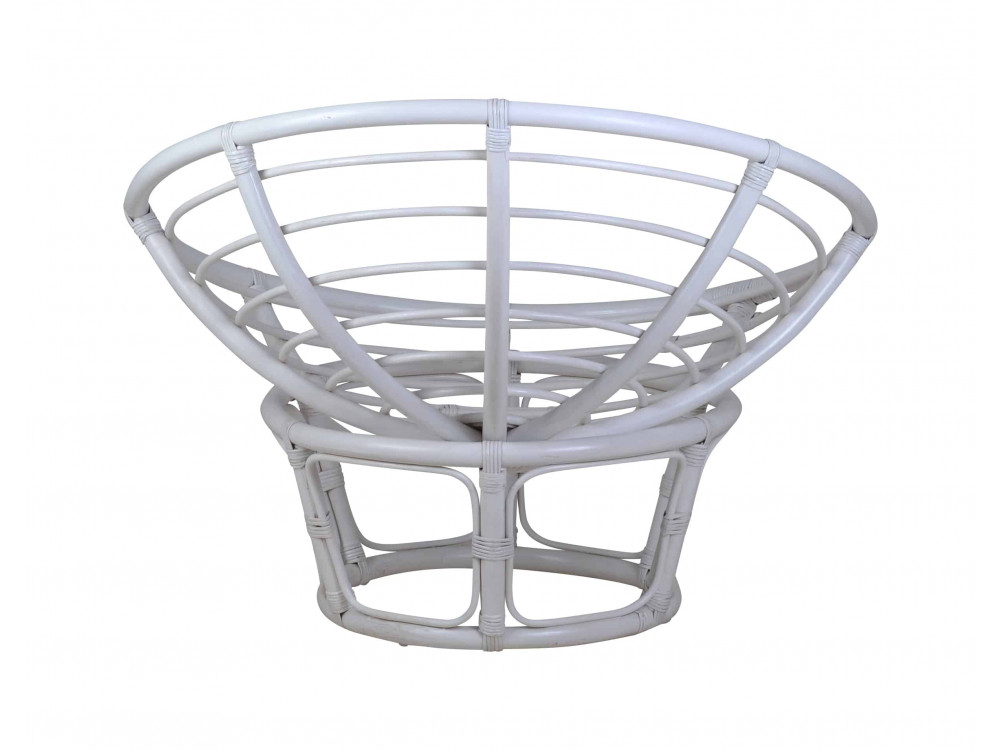 Sessel  Modern Rattan Weiß