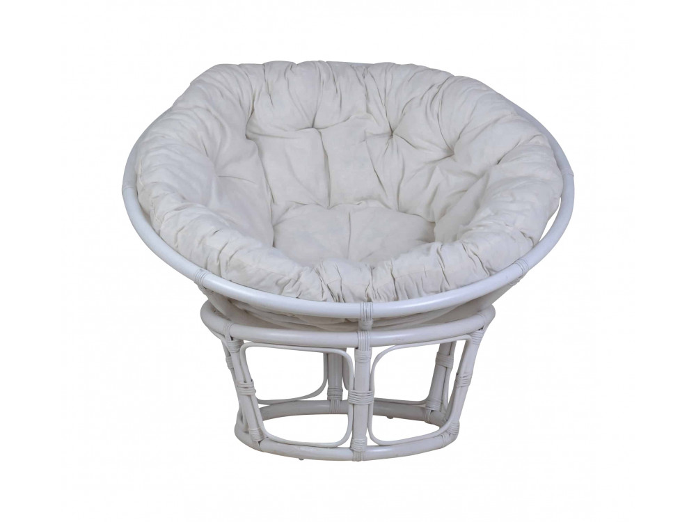 Sessel 'Papasan' weiß - 80268 | MiaMöbel
