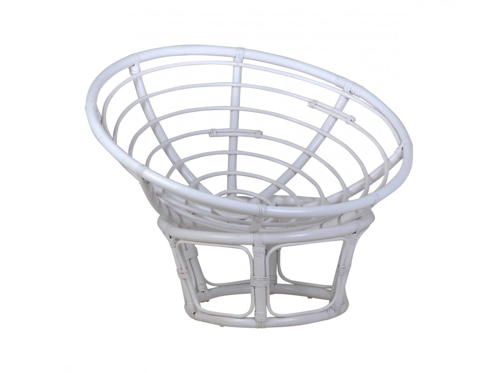 Sessel 'Papasan' weiß - 80268 | MiaMöbel