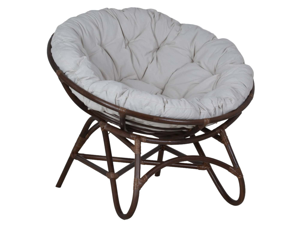 Sessel Rattan Landhaus Rattan Braun