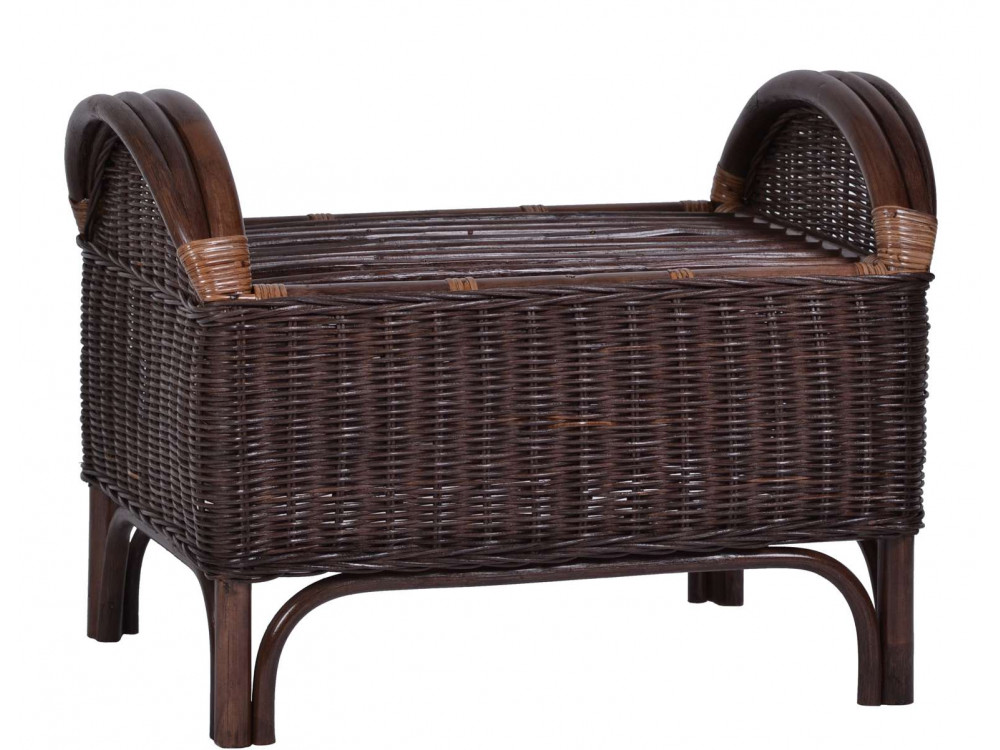 Sitzhocker  Landhaus Mango Braun