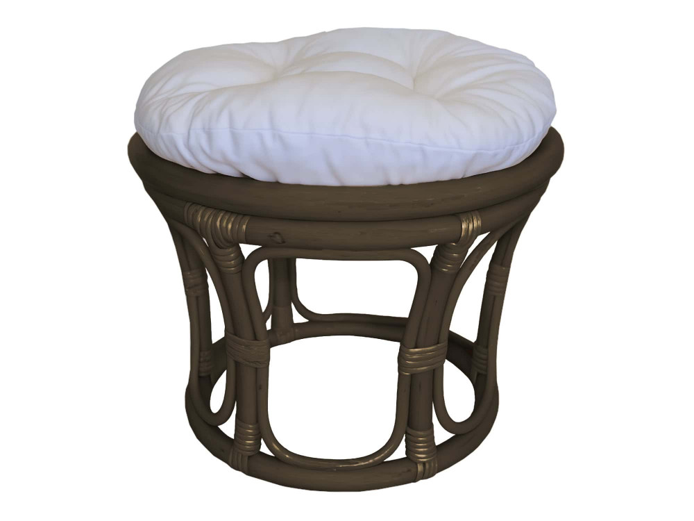 Sitzhocker Rattan Landhaus Braun