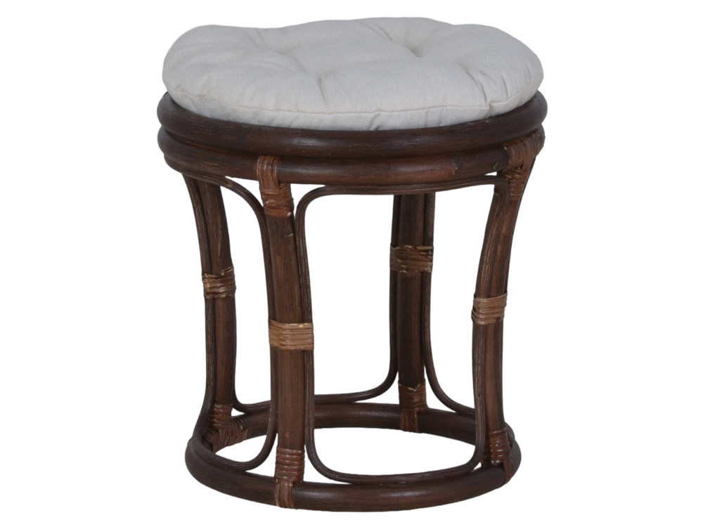 Sitzhocker Rattan Landhaus Rattan Braun