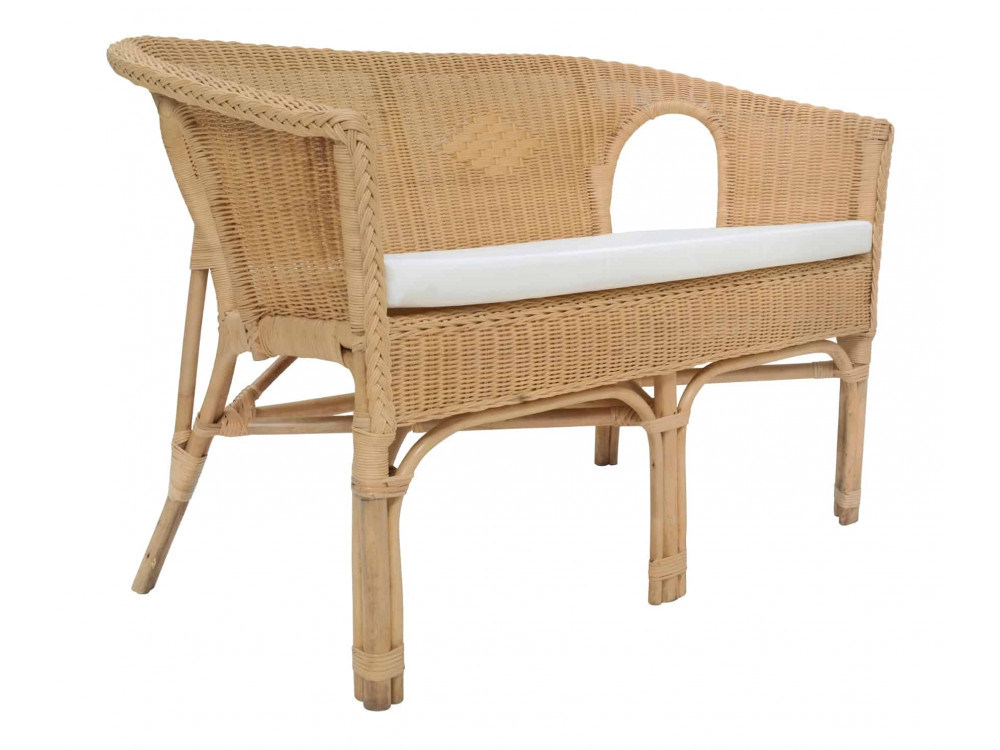 Sofa Rattan Modern Honig