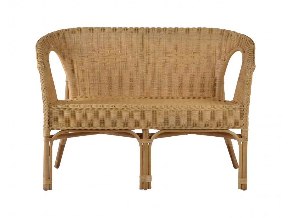 Sofa Rattan Modern Honig