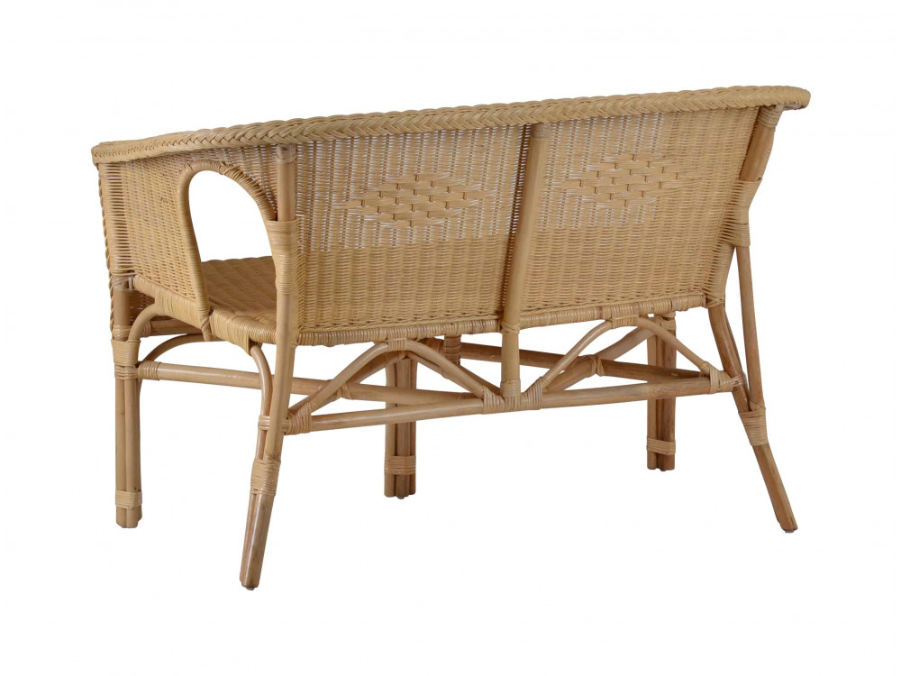 Sofa Rattan Modern Honig