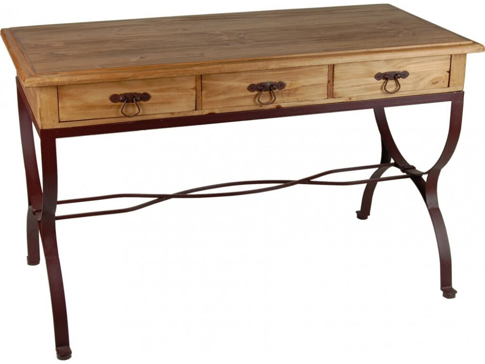 Schreibtisch Mexico Möbel Landhaus Massivholz Pinie Honig