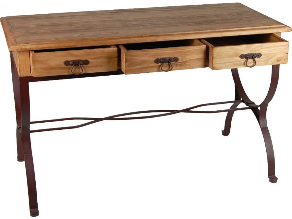 Schreibtisch Mexico Möbel Landhaus Massivholz Pinie Honig