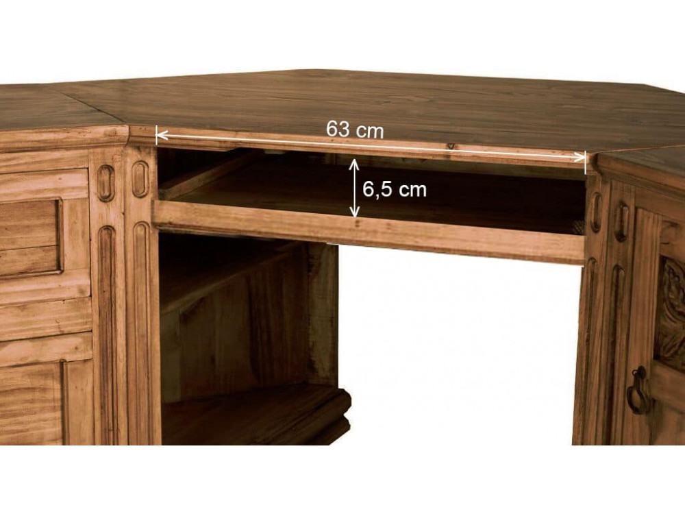 Schreibtisch Mexico Möbel Landhaus Pinie Honig