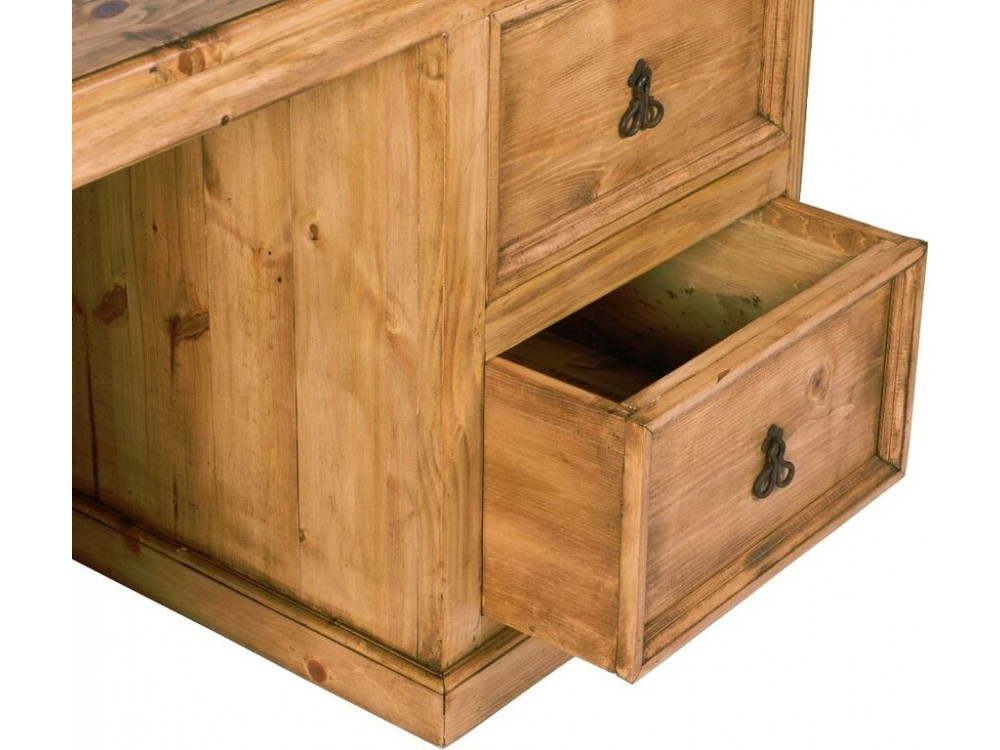 Schreibtisch Mexico Möbel Landhaus Pinie Honig