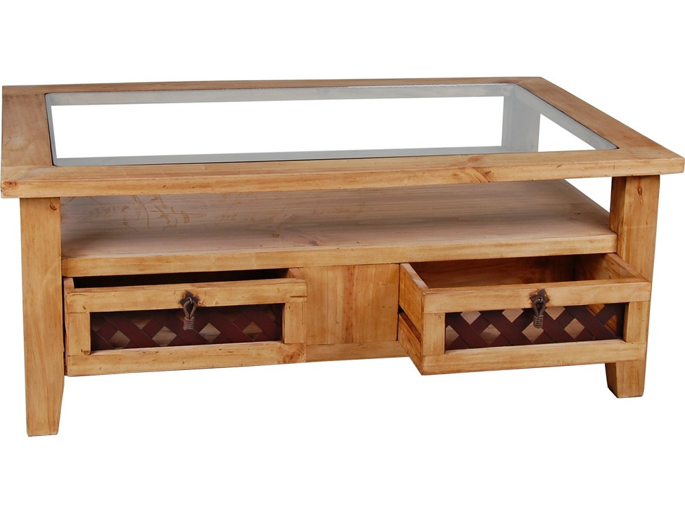 Couchtisch Mexico Möbel Landhaus Pinie Honig