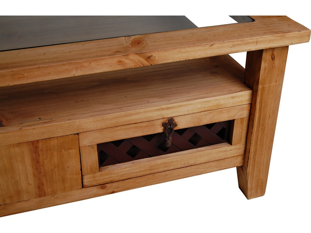 Couchtisch Mexico Möbel Landhaus Pinie Honig