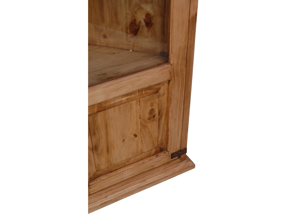 Eckvitrine Mexico Möbel Landhaus Pinie Honig