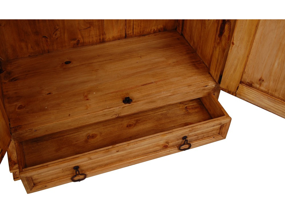 Vitrine Mexico Möbel Landhaus Pinie Honig