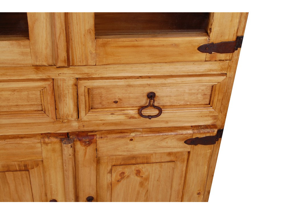 Vitrine Mexico Möbel Landhaus Pinie Honig