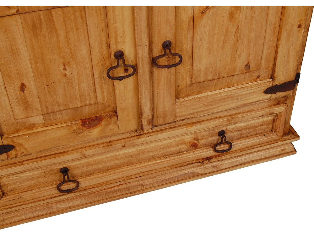 Vitrine Mexico Möbel Landhaus Pinie Honig