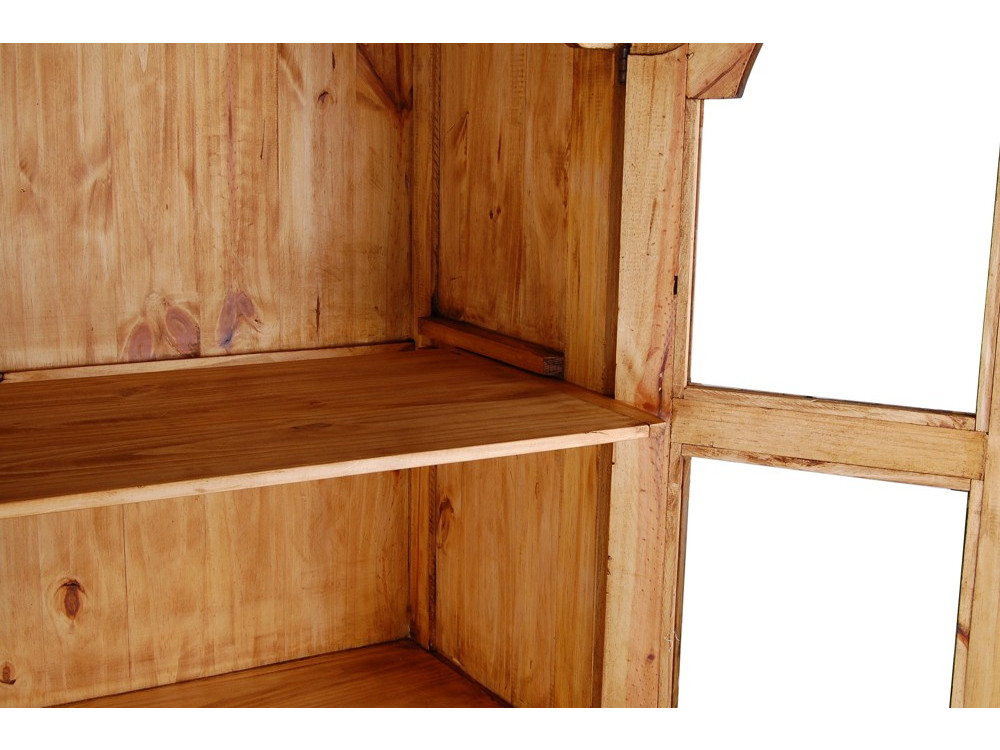 Vitrine Mexico Möbel Landhaus Pinie Honig