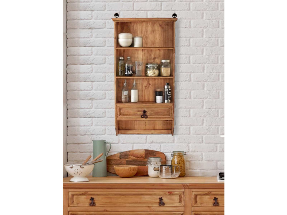 Gewürzregal Mexico Möbel Landhaus Pinie Honig