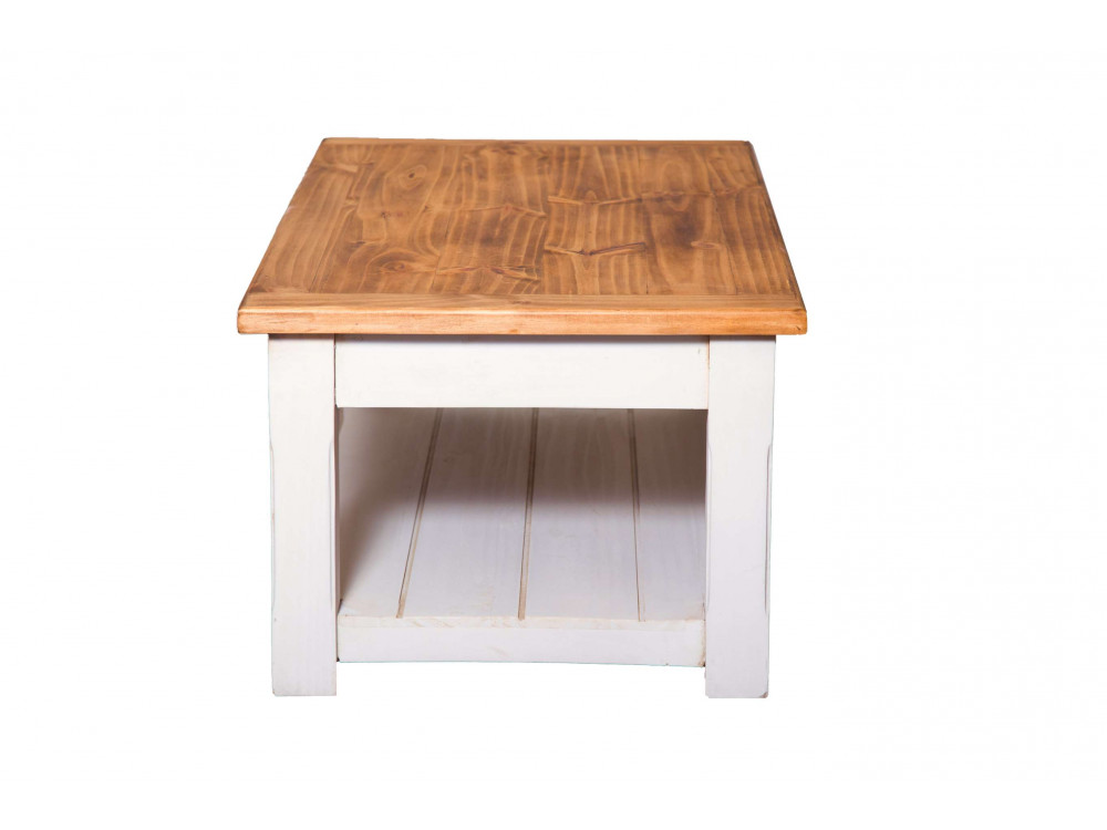 Couchtisch Mexico Möbel Landhaus Pinie Weiß