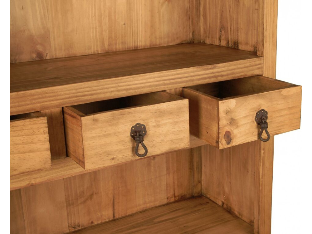 Bücherregal Mexico Möbel Landhaus Pinie Honig