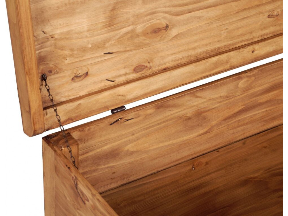 Truhe Mexico Möbel Landhaus Pinie Honig